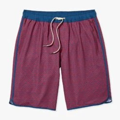 The Anchor | Nautical Red Wavy Geo -Fair Harbor Shop ACH0 613 Nautical Red Wavy Geo 01