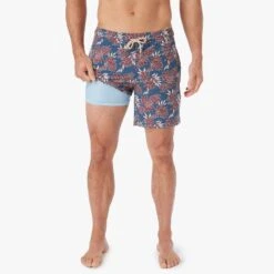 The Bayberry Trunk | Navy Crimson Leaves -Fair Harbor Shop BAY7 432 Navy Crimson Leaves ONFIG 002 bc7dfe09 294e 43b8 9d60 a5b983d34b2b