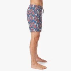 The Bayberry Trunk | Navy Crimson Leaves -Fair Harbor Shop BAY7 432 Navy Crimson Leaves ONFIG 003 653769b7 cf07 4380 a725 f61e78ff73e7