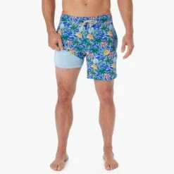 The Bayberry Trunk | Cobalt Tropical Skies -Fair Harbor Shop BAY7 480 Cobalt Tropical Skies ONFIG 002
