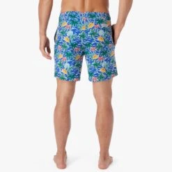 The Bayberry Trunk | Cobalt Tropical Skies -Fair Harbor Shop BAY7 480 Cobalt Tropical Skies ONFIG 004