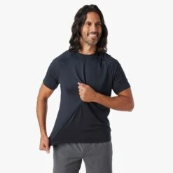 The BreezeKnit™ Tee | Black -Fair Harbor Shop BZT1 001 Black ONFIG 002 ad1d8944 9390 4644 a89e 0b6ccc937700