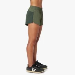 The Atlantique Short | Thyme Colorblock -Fair Harbor Shop F22 ATLANTIQUESHORT GREEN ON FIG 0060 d5668dde ad2e 4a72 b937 a07ae161b960