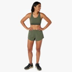 The Corliss Sports Bra | Thyme Colorblock -Fair Harbor Shop F22 CORLISSBRA GREEN ON FIG 0049 4ef7e95f 5c4c 496c 9a75 732948a4200c