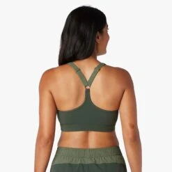 The Corliss Sports Bra | Thyme Colorblock -Fair Harbor Shop F22 CORLISSBRA GREEN ON FIG 0164 acb91e71 3fde 414e b93e fd03954bfc22