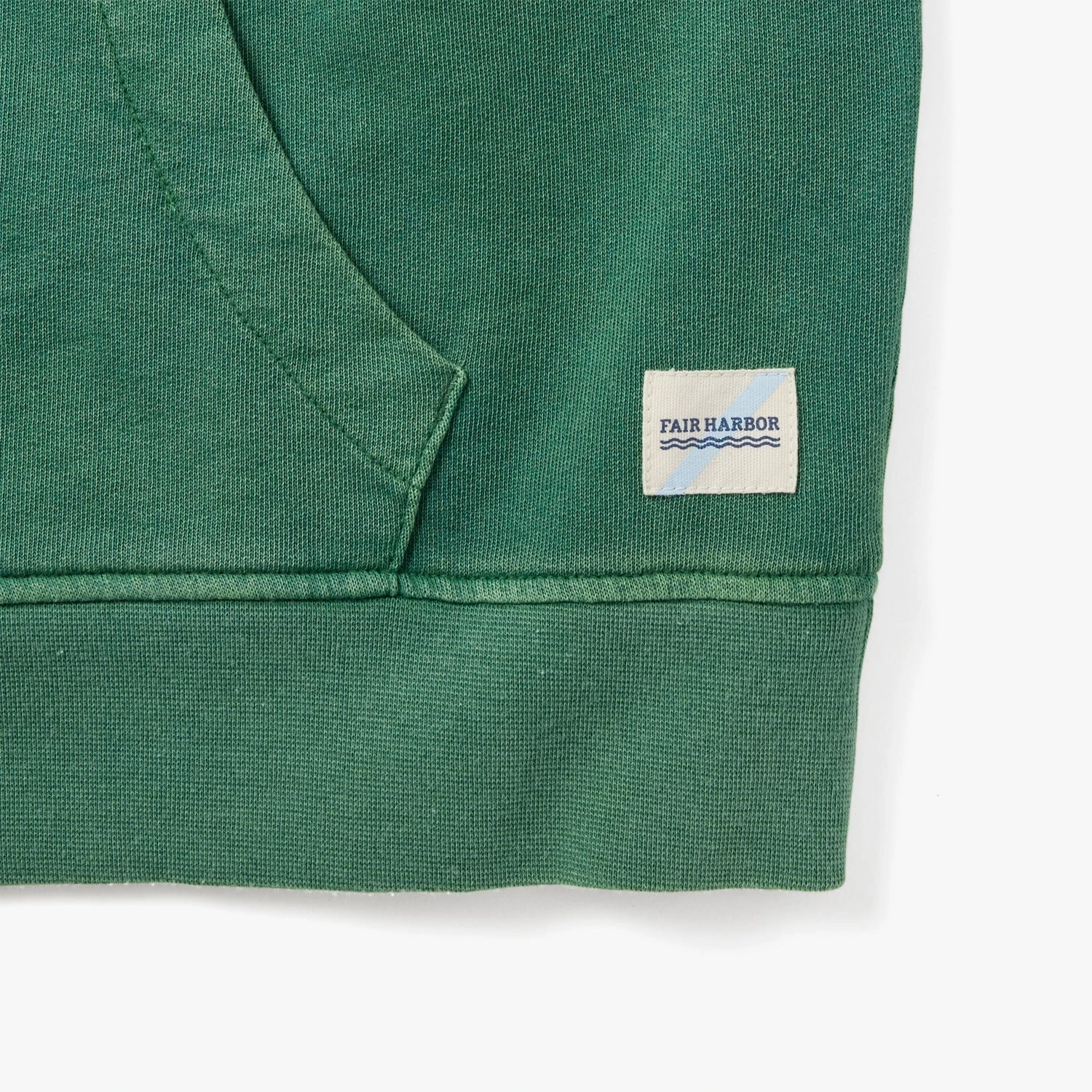 The Vintage-Wash Saltaire Hoodie | Coastal Green 5 The Vintage-Wash Saltaire Hoodie | Coastal Green - Image 5