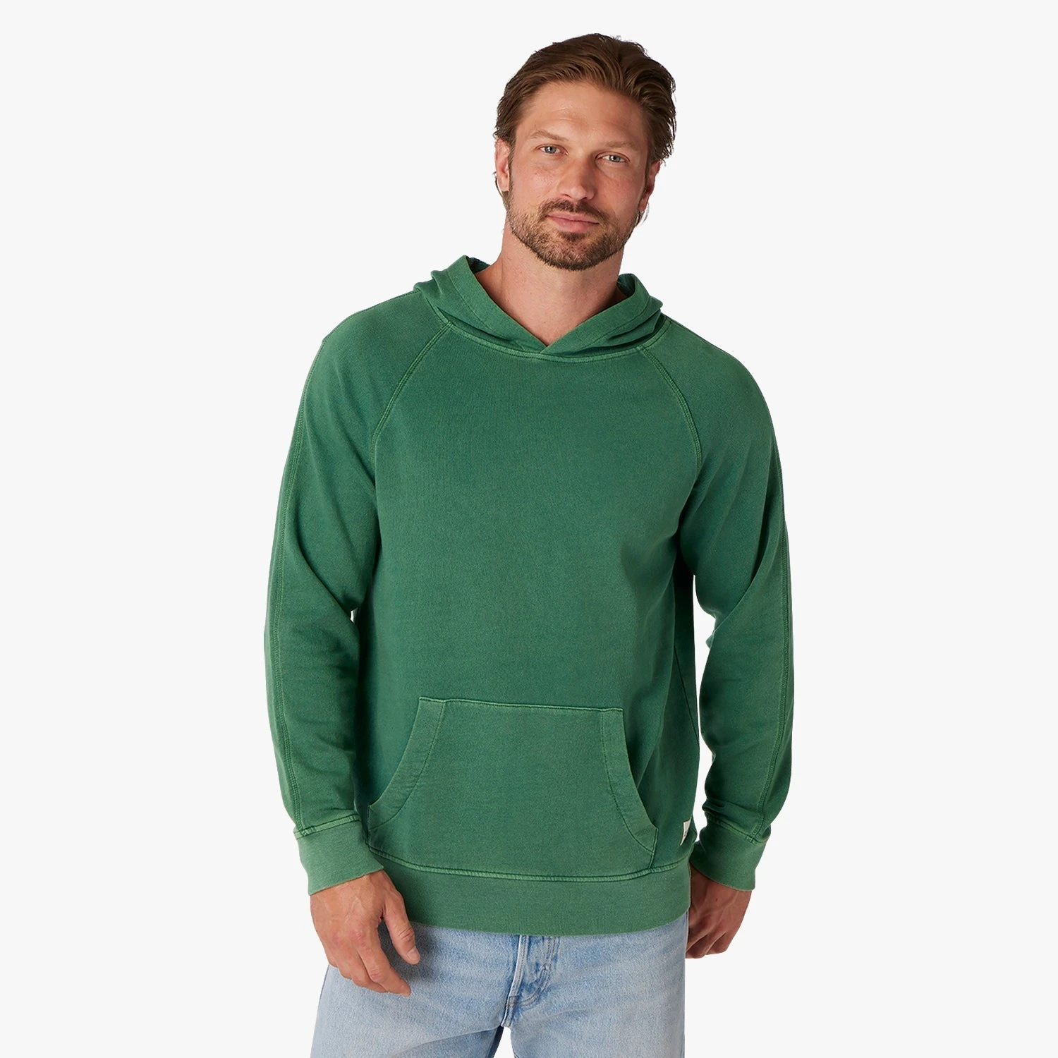 The Vintage-Wash Saltaire Hoodie | Coastal Green 2 The Vintage-Wash Saltaire Hoodie | Coastal Green - Image 2