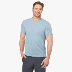 The Kismet Tee (2-Pack) -Fair Harbor Shop Kismet FadedDenim 1341 8c3204a7 785a 439e 9642 f0d9ded400d0