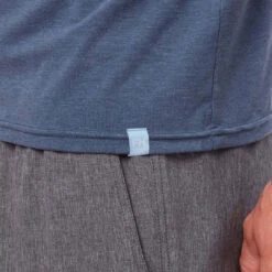 The SeaBreeze Henley | Dark Denim -Fair Harbor Shop OF Henley Blue Front 042 CLOSE UP 0715c4b4 62da 4d73 bb23 e0d9505fa79b