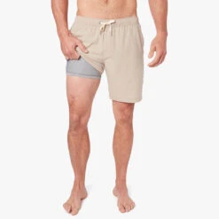 The One Short | Khaki 8 The One Short | Khaki -Fair Harbor Shop OF Mens OneShort Khaki Liner 016 0d406cb5 3e11 4475 a659 a535d75fa39e