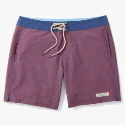 The Nautilus Boardshort | Red Waves