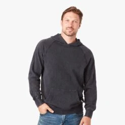 The Vintage-Wash Saltaire Hoodie | Black -Fair Harbor Shop SALTAIR HOODIE CHARCOAL 407 5f94e82c e6b7 4cad 92e0 8ac96e9592d8