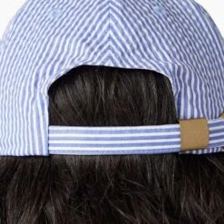 The Shoreline Classic Hat | Light Blue Seersucker -Fair Harbor Shop SCH1 449 Light Blue Seersucker ONFIG 002 a6504bc7 0a91 4818 a4bd 678d11f280f3