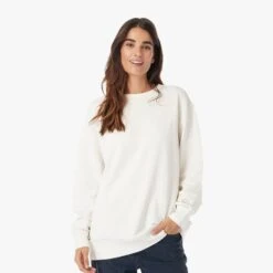 The Vintage-Wash Saltaire Crewneck | Ivory -Fair Harbor Shop SCN2 121 IVORY ONFIG WOMEN 001 528ccab0 2a7d 4745 a82e 772cc06ea54e