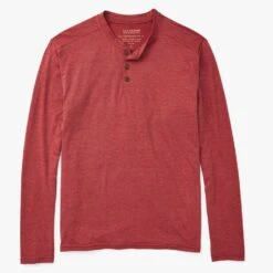 The SeaBreeze Henley | Washed Red