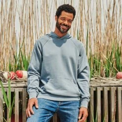 The Saltaire Hoodie (2-Pack) -Fair Harbor Shop SHO1 015 SLATE LIFESTYLE b85279f3 ea07 47d6 91d6 deb745c14fc0
