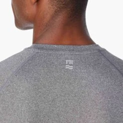 The BreezeKnit™ Tee | Charcoal -Fair Harbor Shop SP23 ON FIG BREEZEKNIT HEATHER CHARCOAL 064 fb1fe8c3 e781 4061 ba5a 4964d77e0955