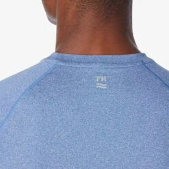 The BreezeKnit™ Tee | Navy -Fair Harbor Shop SP23 ON FIG BREEZEKNIT HEATHER NAVY 041 8dbdb959 7660 40af b02d 2ceece14626b