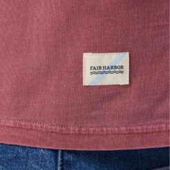 The Saltaire Tee | Beach Rose -Fair Harbor Shop SP23 ON FIG SALTAIRE TEE CRIMSON 2575 fbe49432 9919 41df a296 98fa2db4bdd4