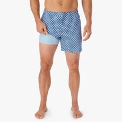 The Sextant Trunk | Sky Blue Retro Flower -Fair Harbor Shop SXT6 495 Sky Blue Retro Flower ONFIG 002 2c28b2e4 6d89 4f10 9395 7413f1b7c76e