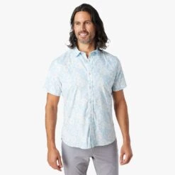 The Windward Shirt (3-Pack) -Fair Harbor Shop WSS1 468 Light Blue Hibiscus ONFIG 001 0d45388f 41bb 4714 a52b d303b0418af1