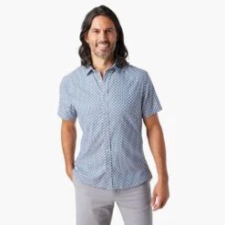 The Windward Shirt (2-Pack) -Fair Harbor Shop WSS1 478 Navy Geo ONFIG 001 dfb69ed6 9c11 4971 aee1 a201fe6ea1d4