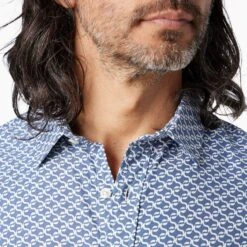 The Windward Shirt (2-Pack) -Fair Harbor Shop WSS1 478 Navy Geo ONFIG 003 f2325036 ad7a 4377 9070 58d2959729c6
